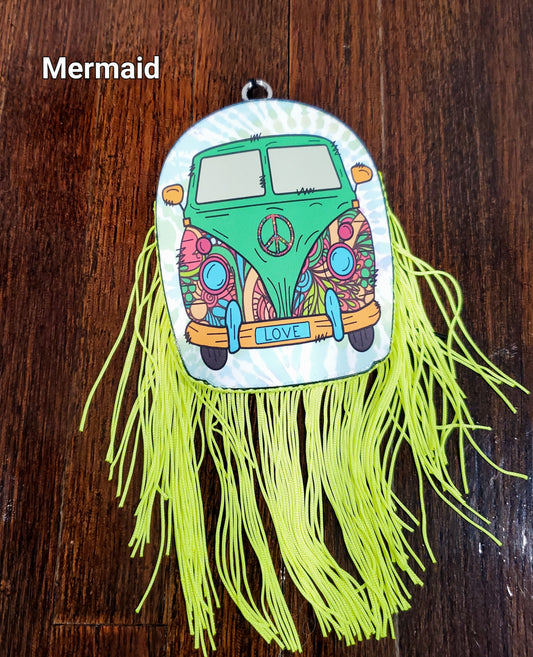 Yellow Fringe Freshie - Mermaid