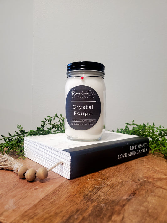 Crystal Rouge 16 oz Candle