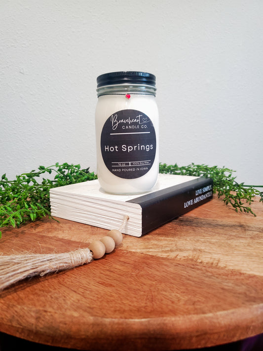 Hot Springs 16oz Candle