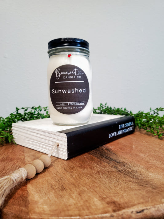 Sunwashed 16 oz Candle